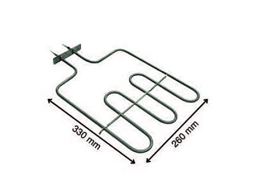 SRC Rezistans CR 114 378 Fırın Boru Rezistansı 220 V 1300 Watt (6.5 Ø Cr-Ni)