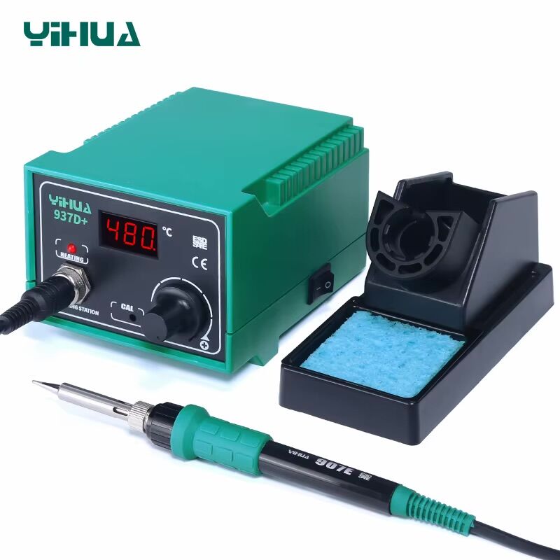 Yihua 937D+ 60W Dijital Isı Ayarlı İstasyonlu Havya LED Ekranlı Lehimleme İstasyonu
