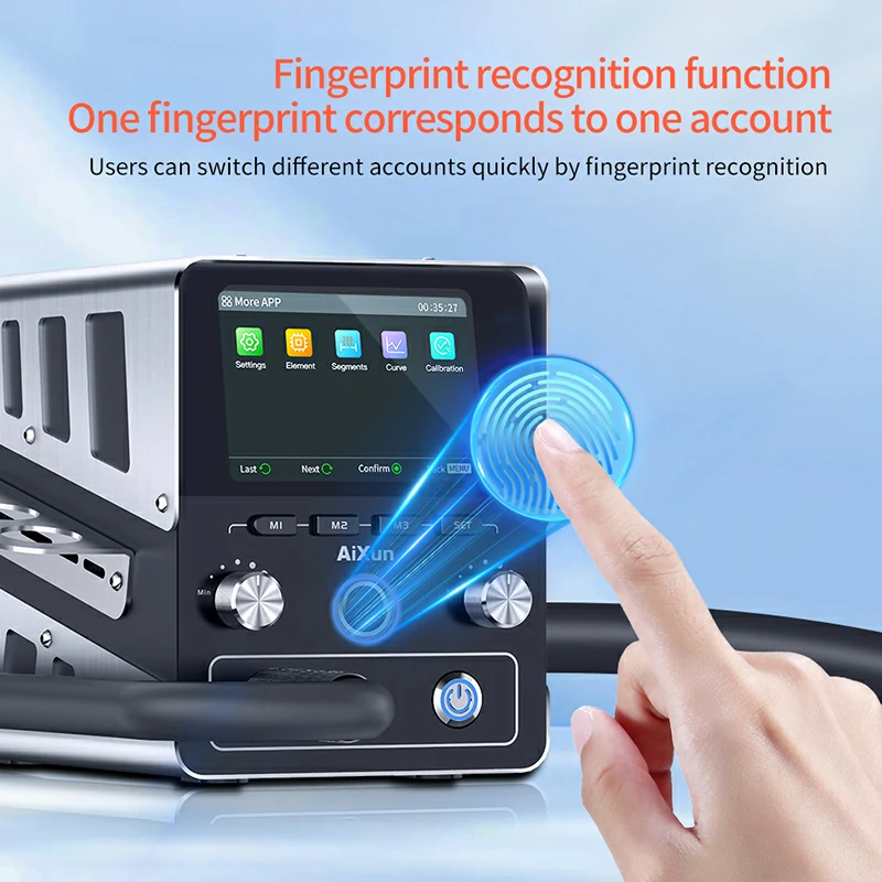 Aixun AX-H314D 1400W Akıllı Sıcak Hava Yeniden İşleme İstasyonu