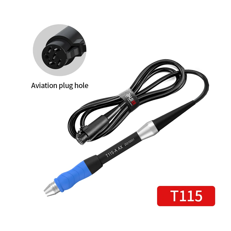 Aixun T420D 200W Çift Kanallı Akıllı Lehimleme İstasyonu T210+T115 +6 Havya Ucu