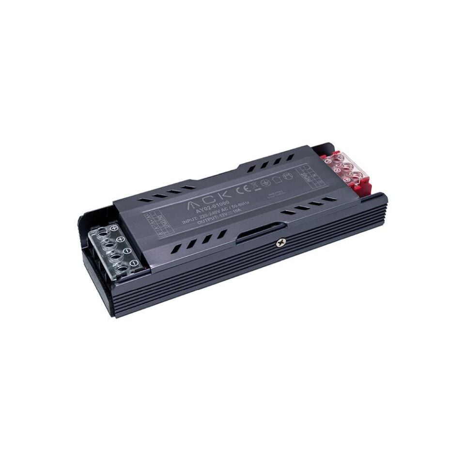 ACK AY02-01000 10A 12V İnce Tip LED Trafosu