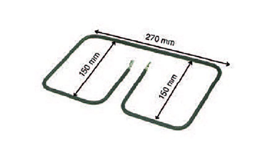 SRC Rezistans CR 115 115 Tost Boru Rez. (Lider-Büyük) 110 V 900 Watt (6.5 Ø)