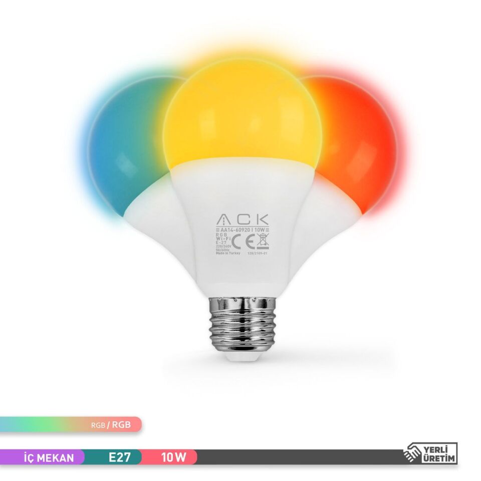 ACK AA14-60920 Wi-Fi Akıllı LED Ampul