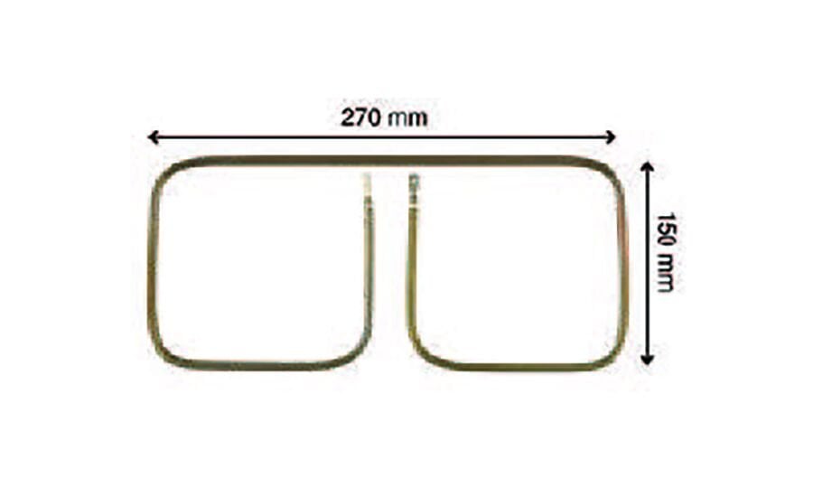 SRC Rezistans CR 115 121 Büfeci Tost Rezistansı 110 V 750 Watt (6.5 Ø)