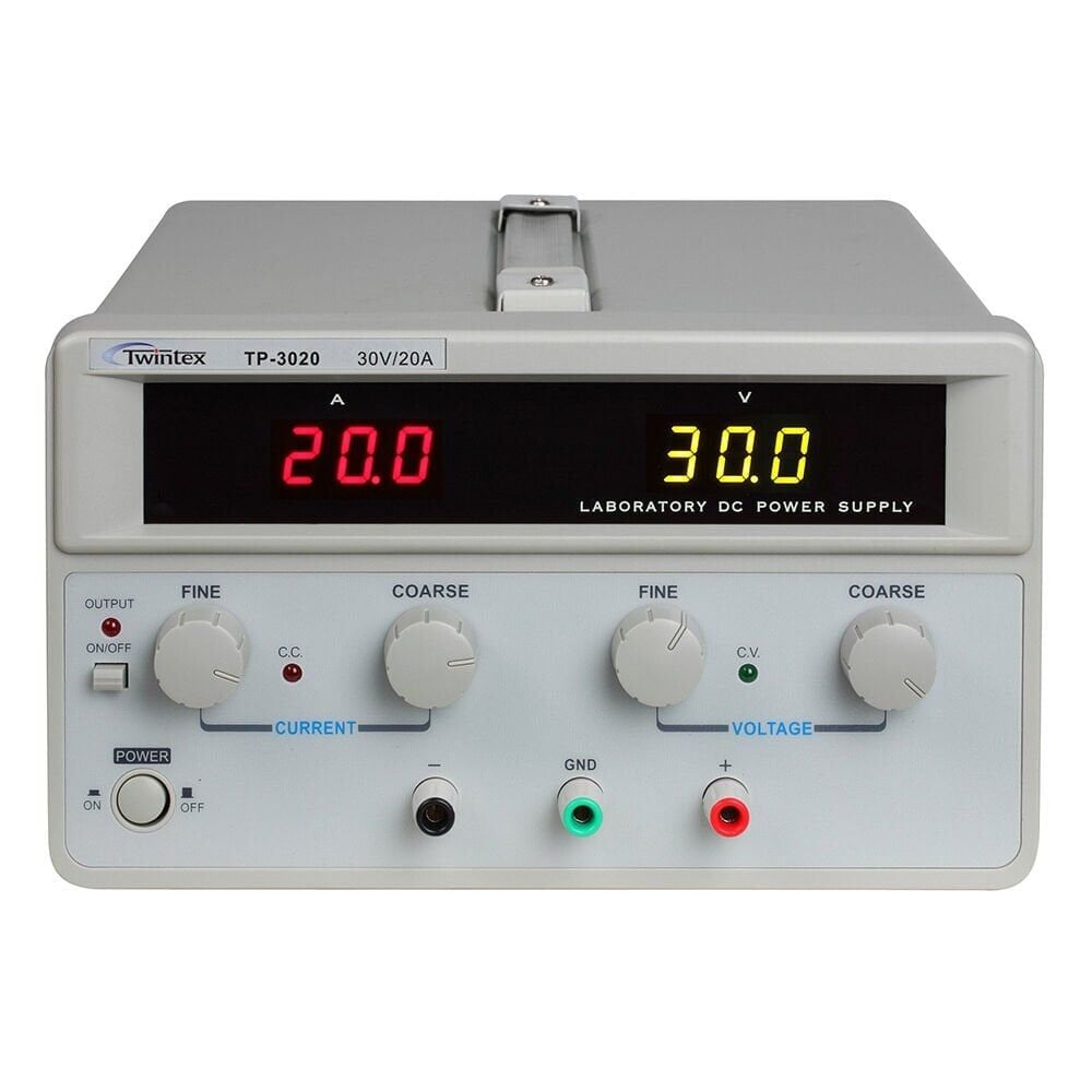 Twintex TP-3020 0-30V 20A Tek Kanal Güç Kaynağı