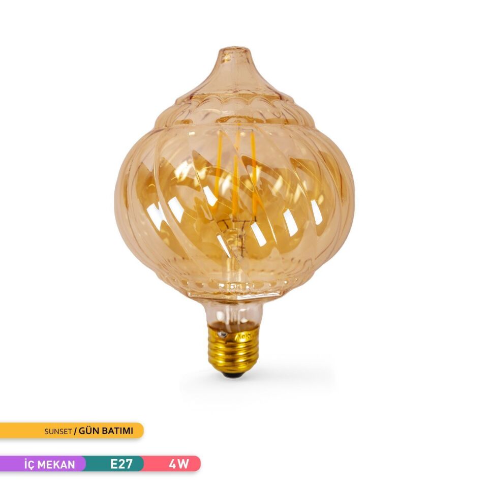 ACK AB59-00420 4W Rustik LED G125 Ampul 2200K