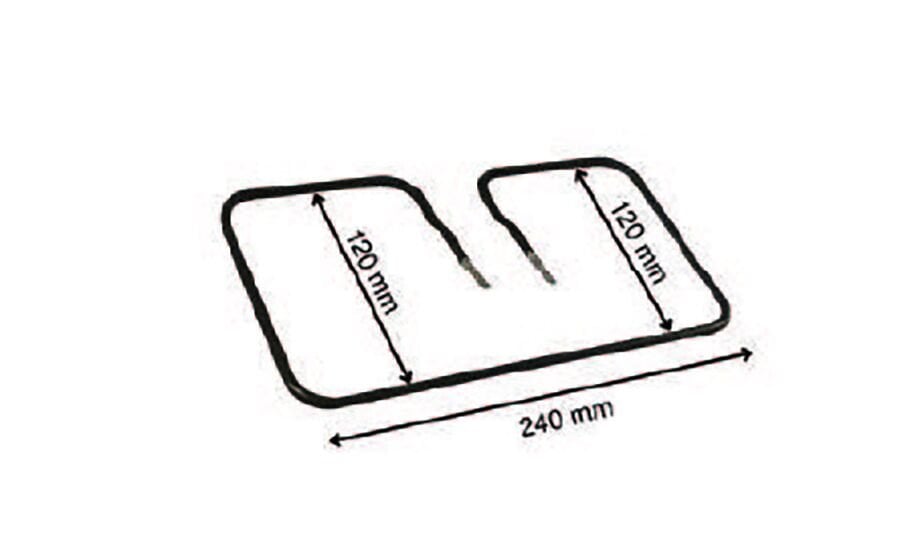 SRC Rezistans CR 115 125 Tefal Tost Rezistansı 220 V 800 Watt (6.5 Ø)