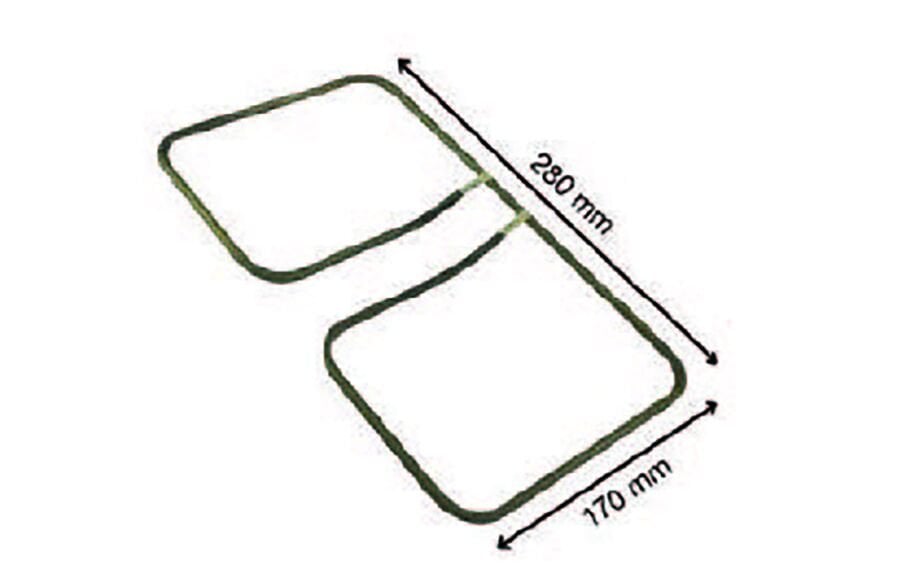 SRC Rezistans CR 115 127 Korkmaz Tost Rezistansı 110 V 1000 Watt (6.5 Ø)