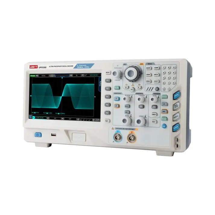UNI-T UPO2204 200MHz Dört Kanal Fosfor Görüntülemeli Masa Tipi Osiloskop