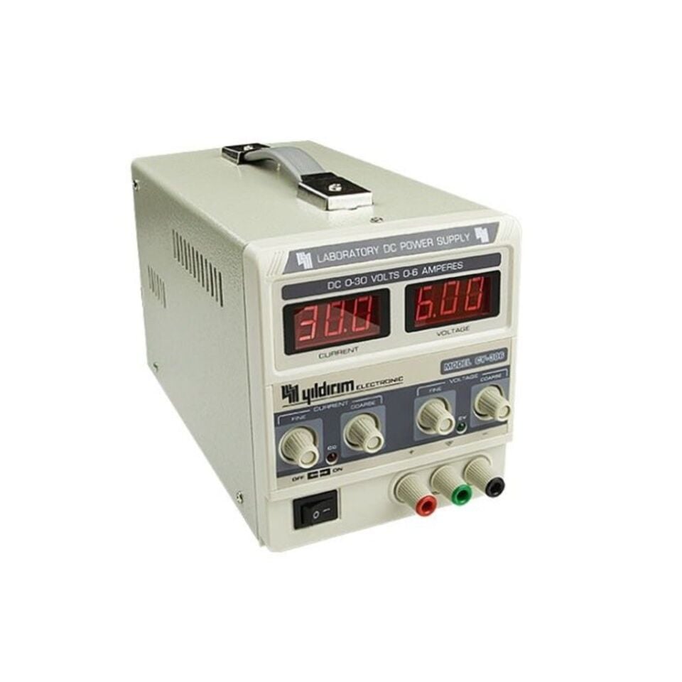 Yıldırım Adaptör CY 306 200W Laboratuvar Tipi AC/DC Güç Kaynakları 0-30V/6A (dijital göstergeli)