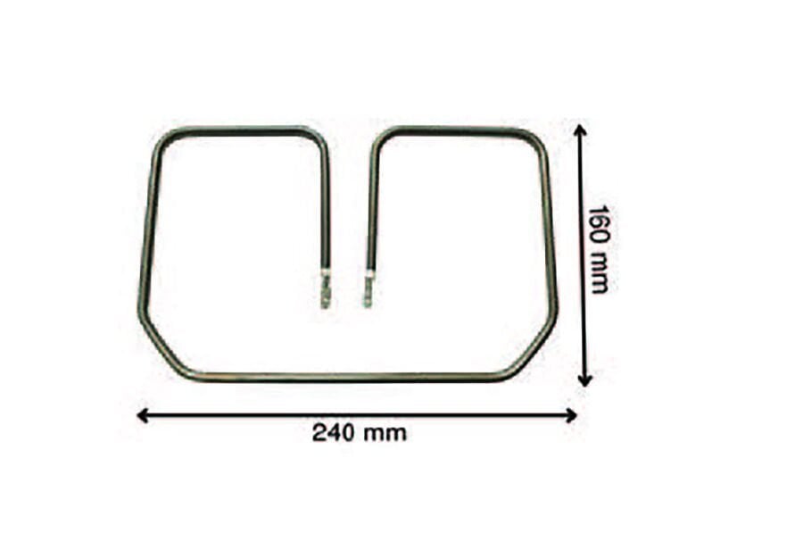 SRC Rezistans CR 115 132 Köşeli Tost Rezistansı 110 V 800 Watt (6.5 Ø)