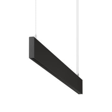 GOYA GY 8051-58 Siyah/Beyaz Kasa 30 Watt 158 cm Lensli Ultra Slim Lineer Sarkıt Armatür
