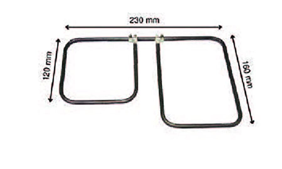 SRC Rezistans CR 115 135 Köşeli Tost Rezistansı 110 V 800 Watt (6.5 Ø)