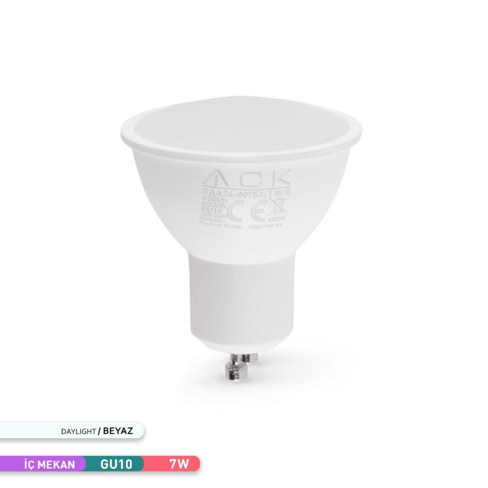 ACK AA24-00753 7W GU10 Difizörlü LED Ampul 6500K