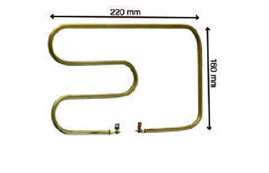 SRC Rezistans CR 115 138 Arçelik Tost Rezistansı 220 V 750 Watt (6.5 Ø)