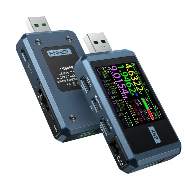 FNIRSI FNB48P USB Güç ve Şarj Analiz Test Cihazı