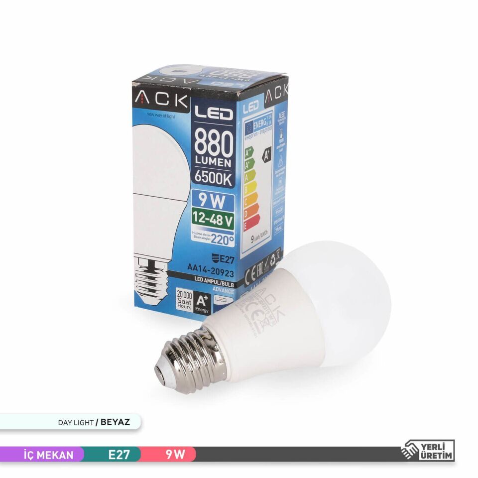 ACK AA14-20923 12-48V/9W SMD LED Ampul 6500K