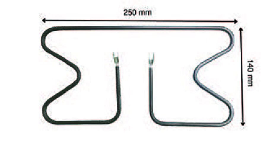 SRC Rezistans CR 115 160 Arçelik Tost Rezistansı 110 V 800 Watt (6.5 Ø)