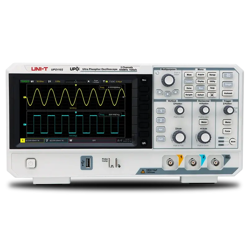Unit UPO1102 Dijital Osiloskop 100MHz