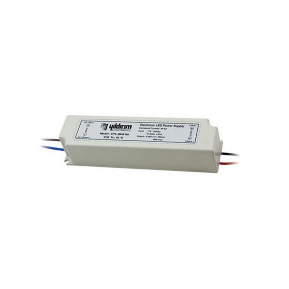 Yıldırım Adaptör CYL 2412 24W Dış Mekan AC/DC Adaptör 12V-2A