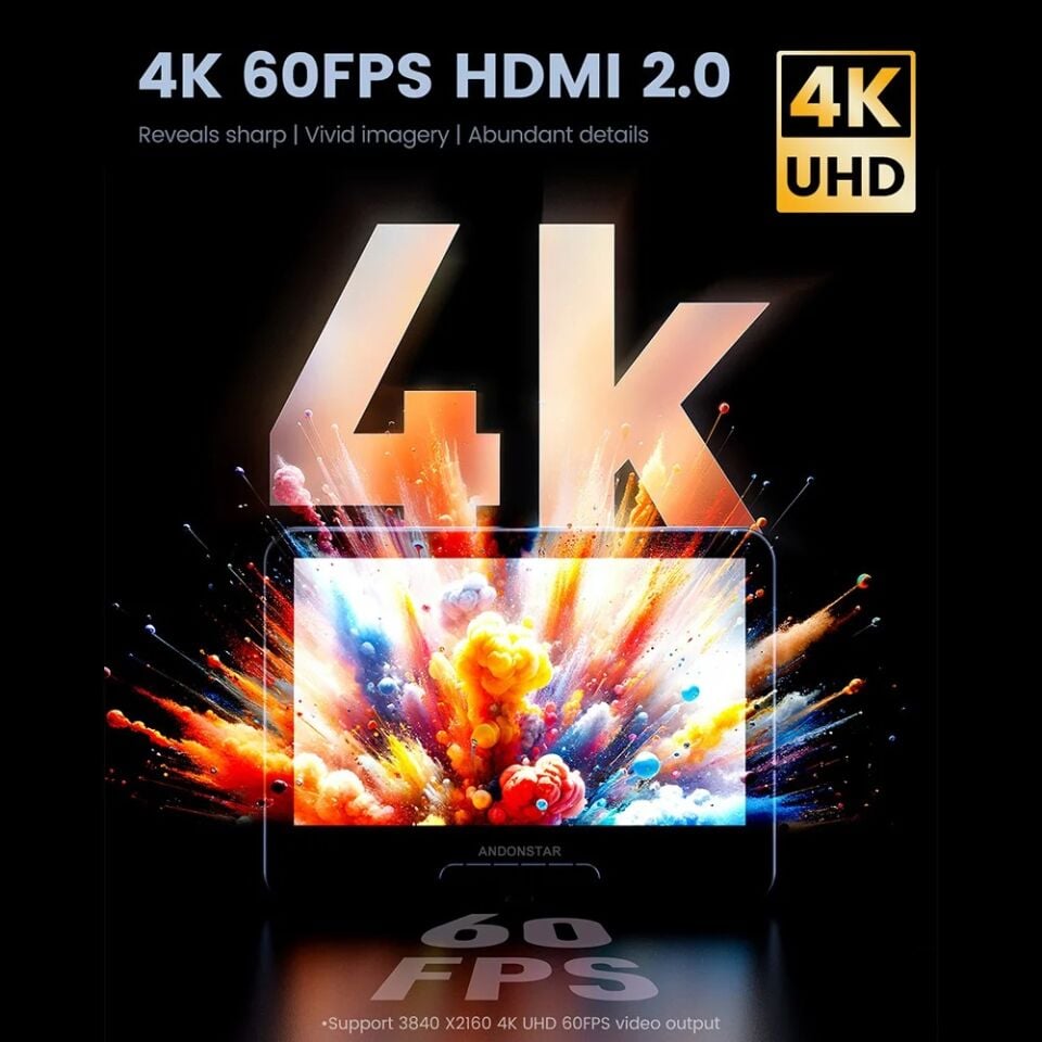 Andonstar AD210S-Plus 4K 60FPS HDMI Dijital Lehimleme Mikroskobu 10.1” LCD
