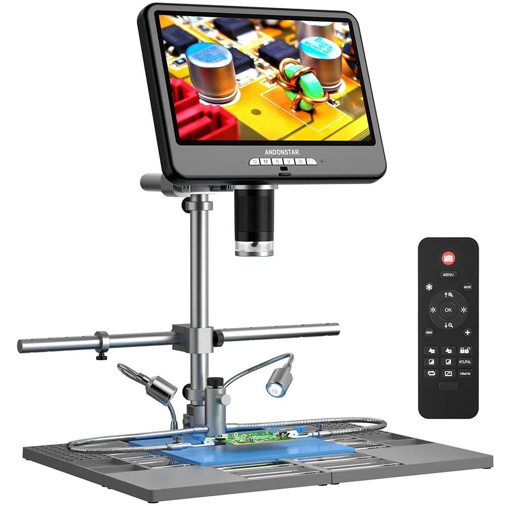 Andonstar AD210S-Plus 4K 60FPS HDMI Dijital Lehimleme Mikroskobu 10.1” LCD