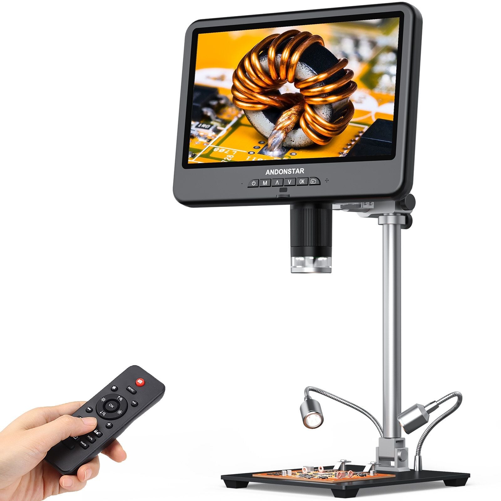 Andonstar AD208S-PRO 8.5” 1080P El Tipi Dijital Mikroskop