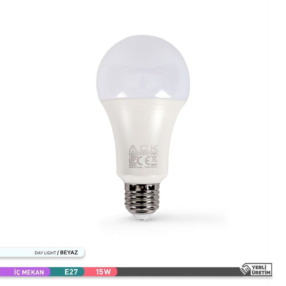 ACK AA13-01523 15W LED A70 E27 Ampul 6500K