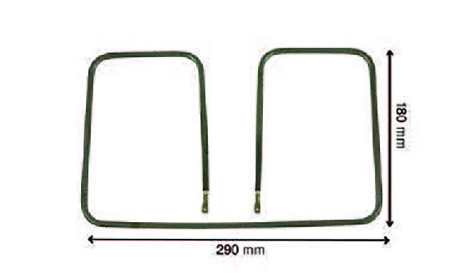 SRC Rezistans CR 115 195 Tost Rezistansı 220 V 1000 Watt (6.5 Ø)
