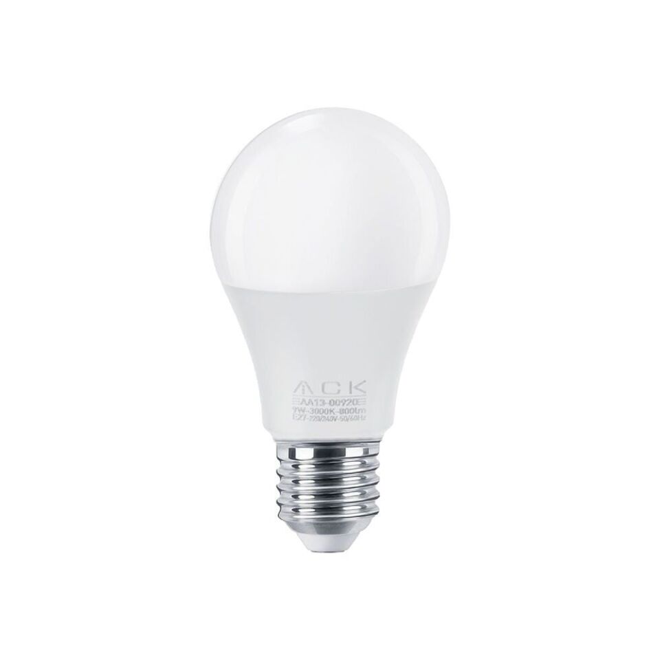 ACK AA13-00923 9W LED A60 E27 Ampul 6500K