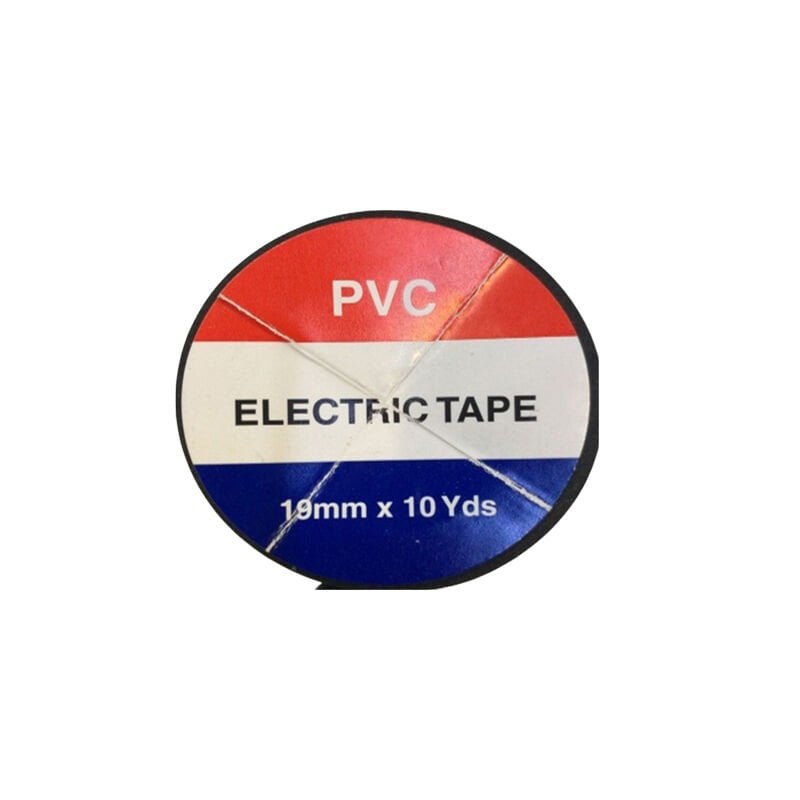 SRC Pvc i̇zoleli̇ elektri̇k bant si̇yah/beyaz - bant | 0,13 mm x 19 mm x 9,1 mt (5 Adet)