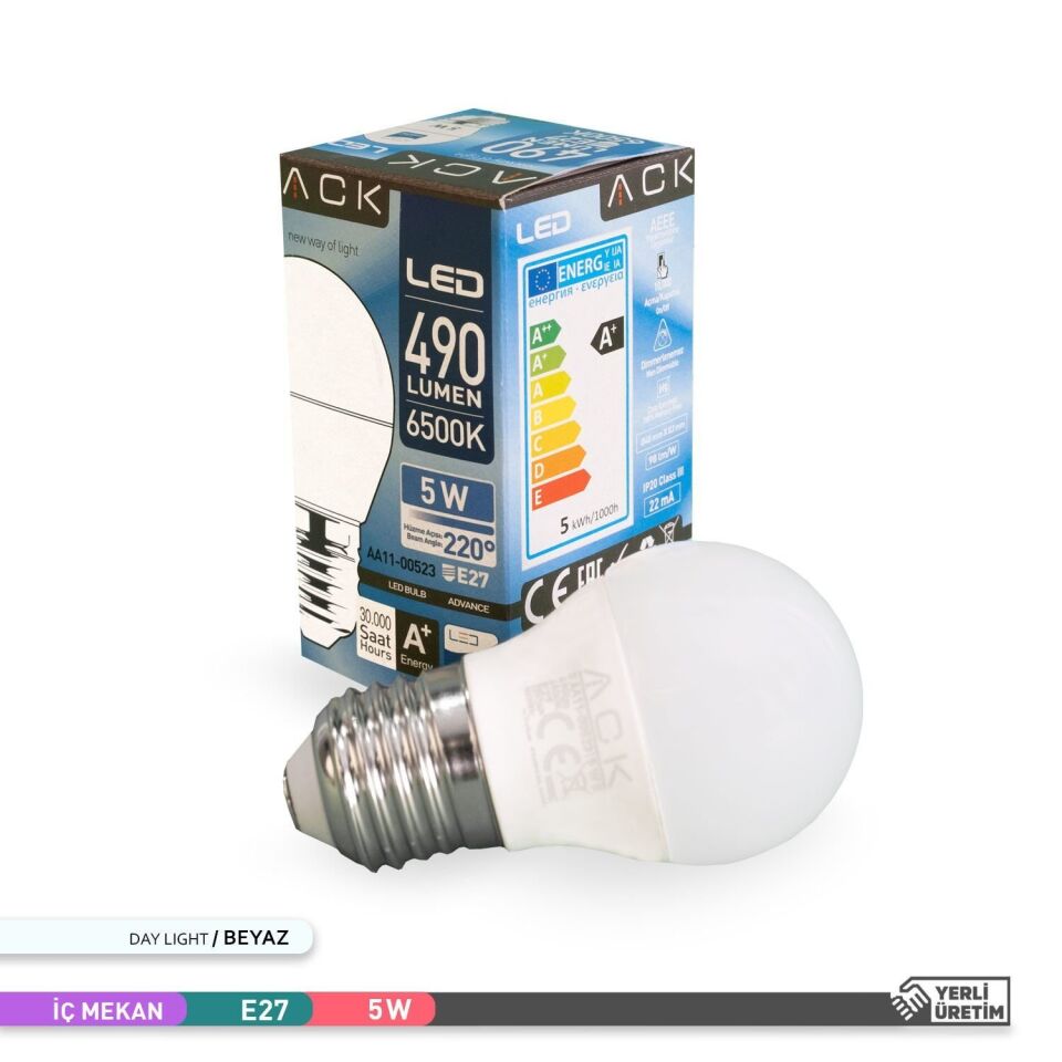 ACK AA11-00523 5W LED Top Ampul 6500K E27