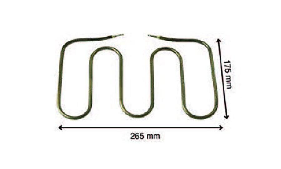 SRC Rezistans CR 115 333 Sanayi Tost Rezistansı 220 V 1000 Watt (8.5 Ø)