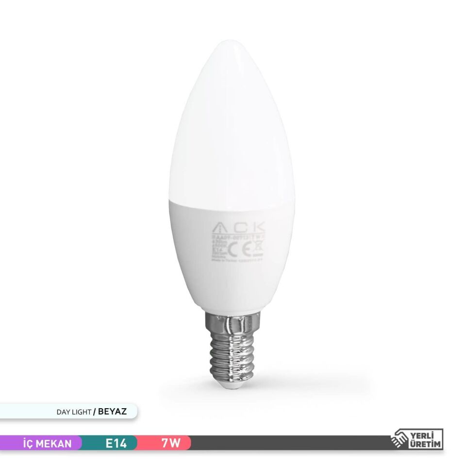 ACK AA09-00713 7W LED Mum Ampul 6500K