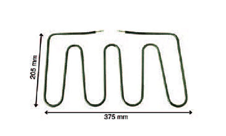 SRC Rezistans CR 115 338 Tost Rezistansı 220 V 1250 Watt (6.5 Ø)