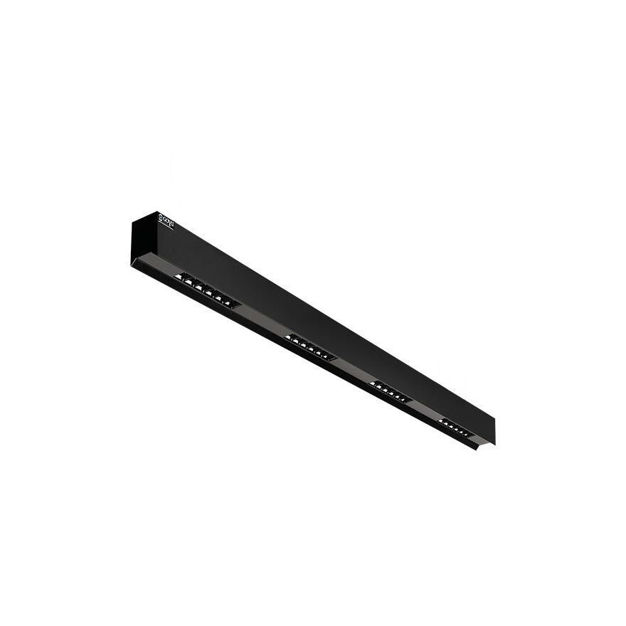 GOYA GY 8041-60 Siyah/Beyaz Kasa 20 Watt 60 cm Sıva Üstü Lensli Lineer Armatür