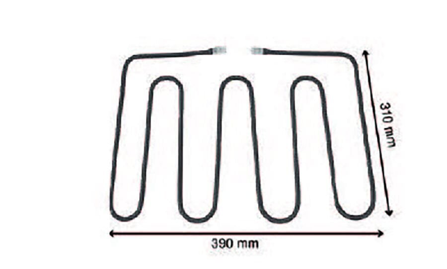 SRC Rezistans CR 115 342 50'lik Izgara Rezistansı 220 V 2500 Watt (8.5 Ø)