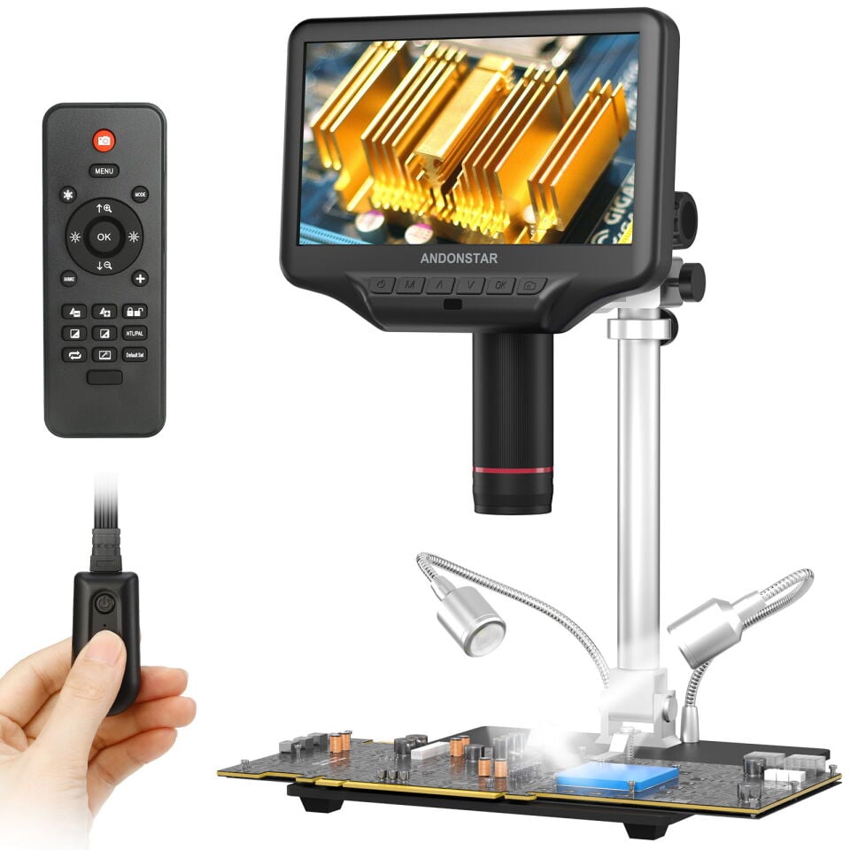 Andonstar AD407 Pro 3D HDMI Lehimleme Dijital Mikroskobu