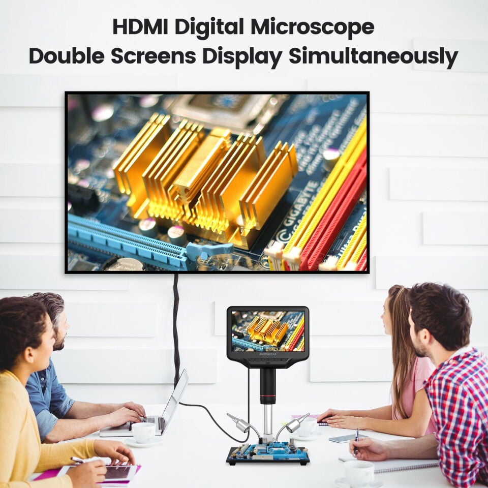 Andonstar AD407 Pro 3D HDMI Lehimleme Dijital Mikroskobu