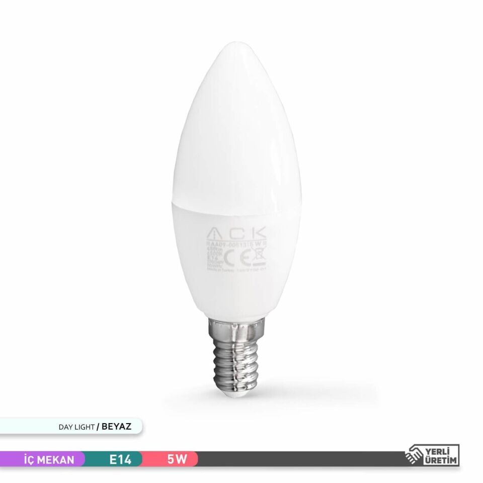 ACK AA09-00513 5W LED Mum Ampul 6500K