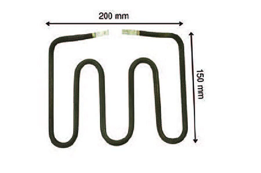 SRC Rezistans CR 115 355 Küçük Sanayi Tost Rezistansı 220 V 650 Watt (8.5 Ø)
