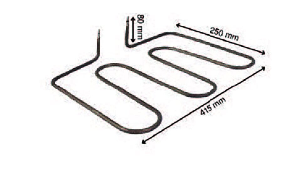 SRC Rezistans CR 115 387 Sanayi Tost Rezistansı 220 V 1500 Watt (8.5 Ø)