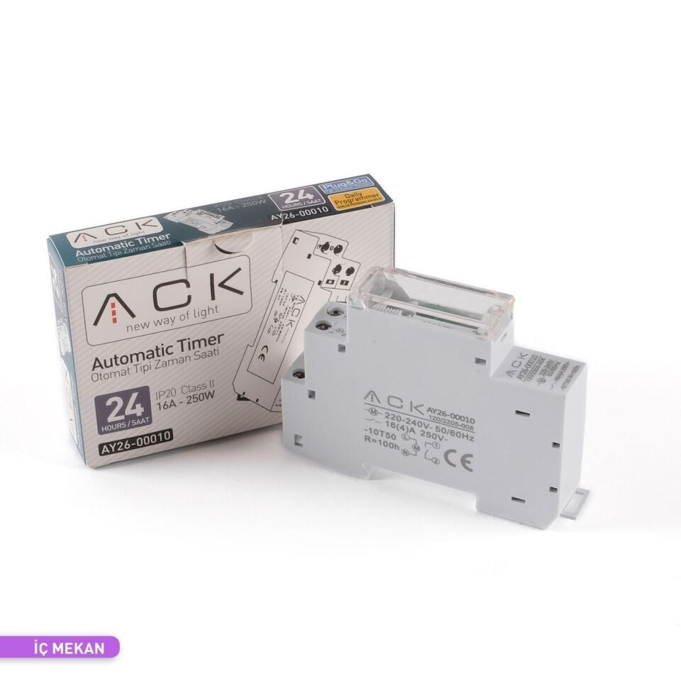 ACK AY26-00010 W Otomat Tipi Mekanik Zaman Saati