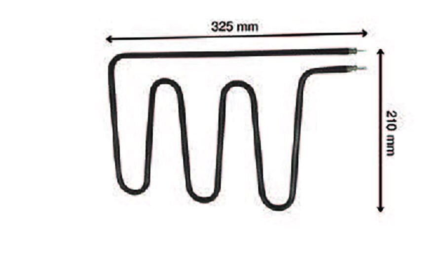 SRC Rezistans CR 115 395 Sanayi Tost Rezistansı 220 V 1000 Watt (8.5 Ø)