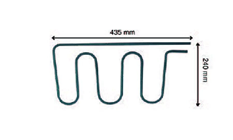 SRC Rezistans CR 115 399 Sanayi Tost Rezistansı 220 V 1500 Watt (8.5 Ø)
