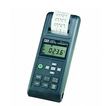TES 1304 Termometre Kendinden Yazıcılı
