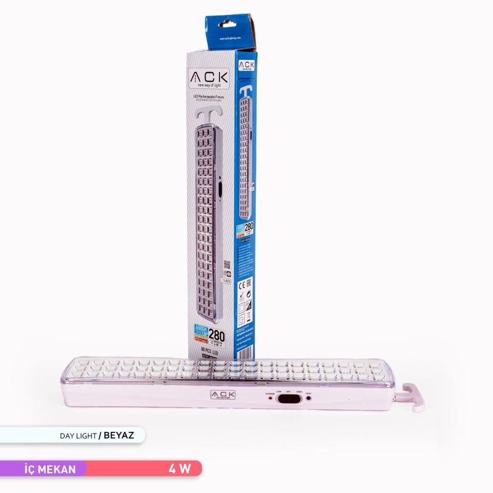 ACK AC01-00330 60 Ledli Işıldak Acil Durum Aydınlatması