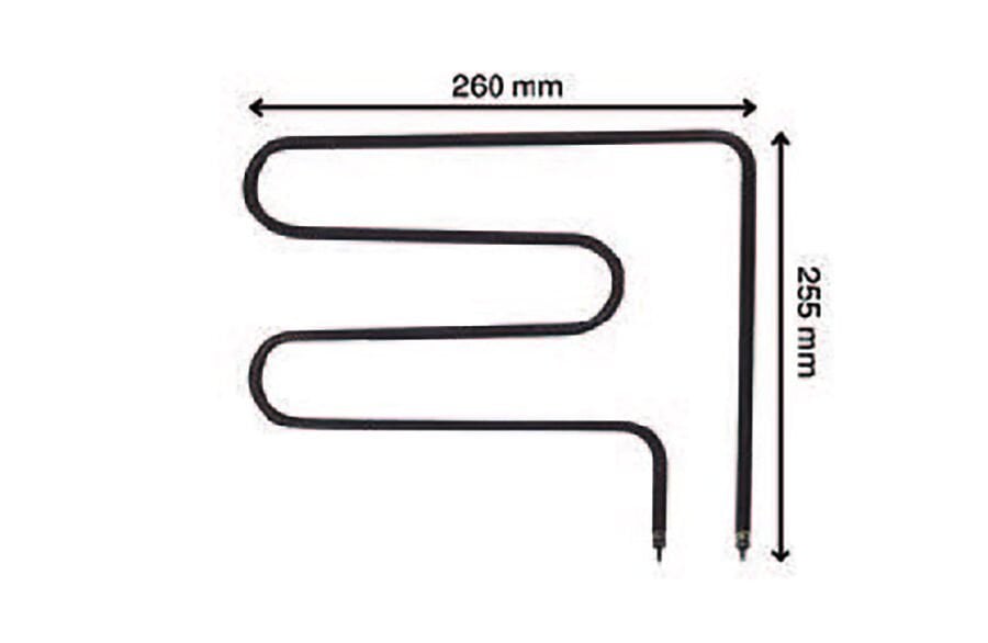 SRC Rezistans CR 115 405 Sanayi Tost Rezistansı 220 V 1000 Watt (8.5 Ø)