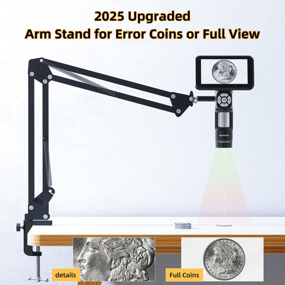 Andonstar AD115-ARM 5” IPS Taşınabilir Dijital Mikroskop