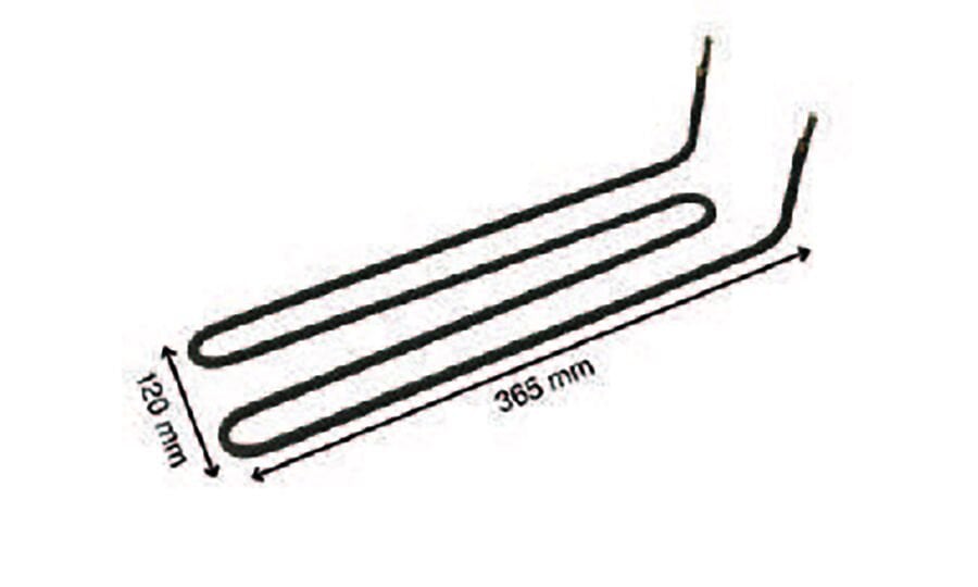 SRC Rezistans CR 115 414 Sanayi Izgara Rezistansı 220 V 2000 Watt (8.5 Ø)